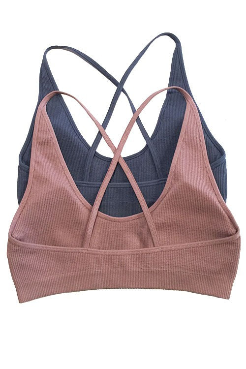 Cross-back Bralette