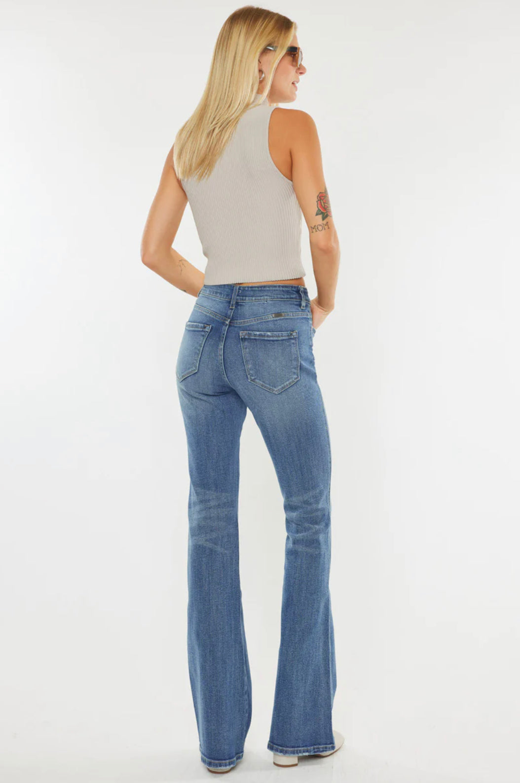 Luke high rise flare jeans