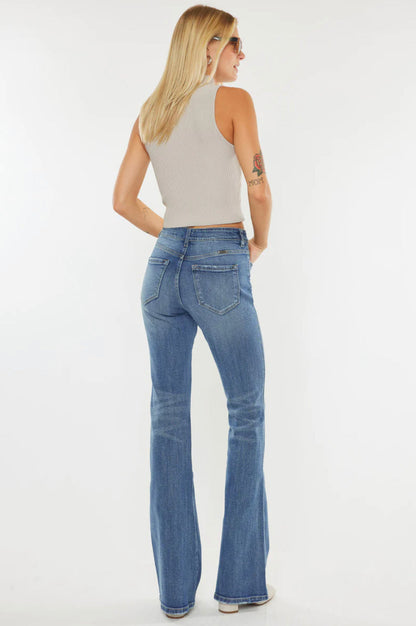 Luke high rise flare jeans