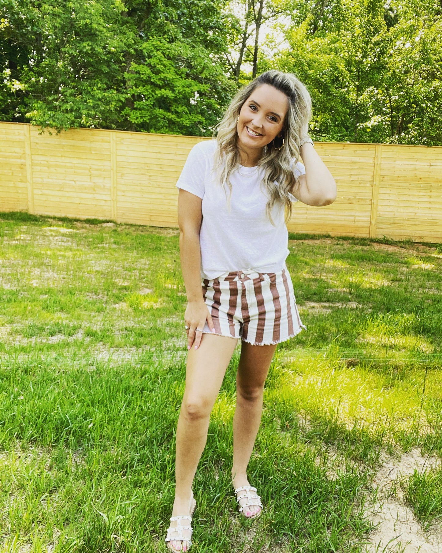 Summertime Feeling Striped Shorts